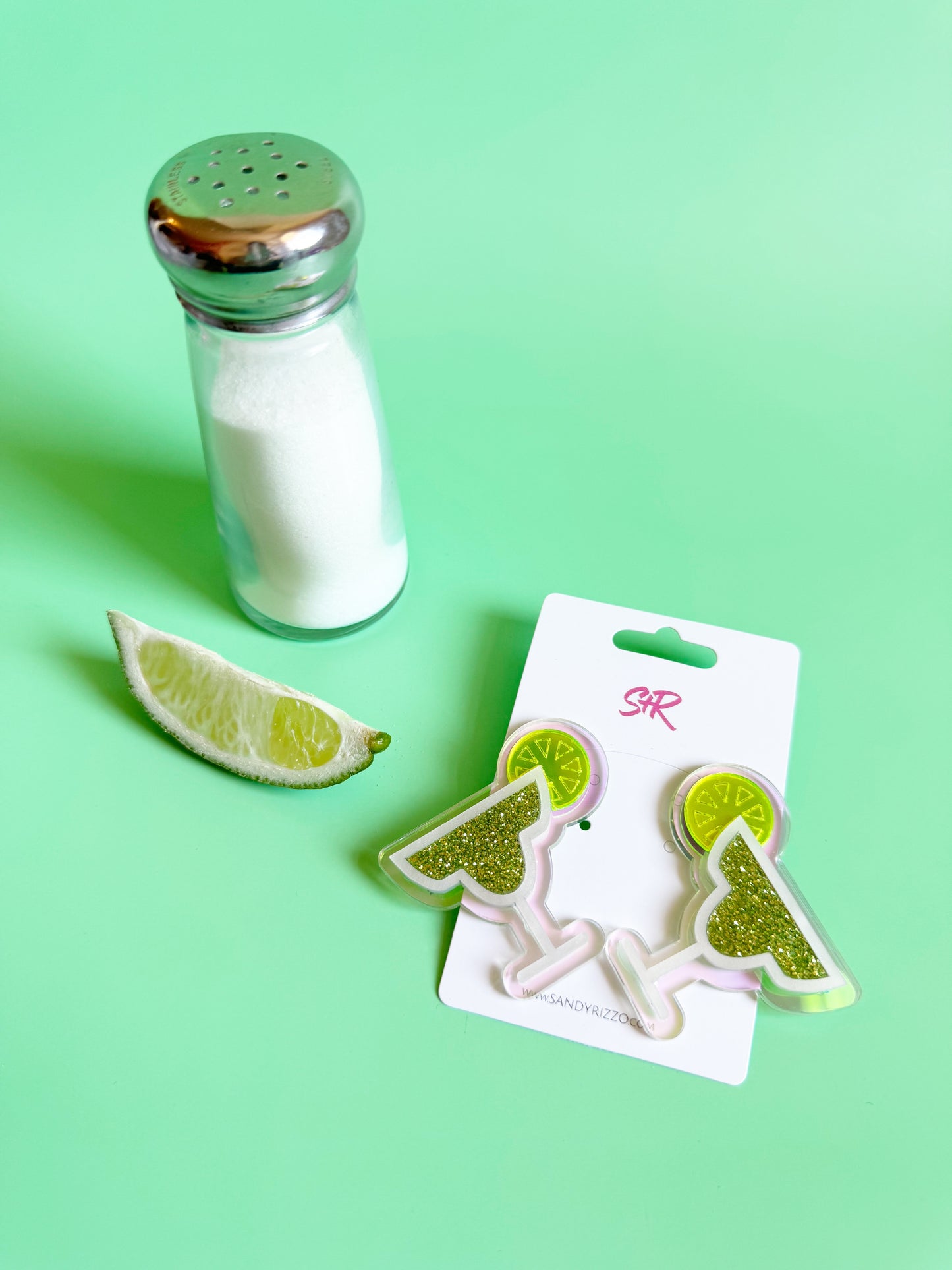 Margarita Glass Statement Stud