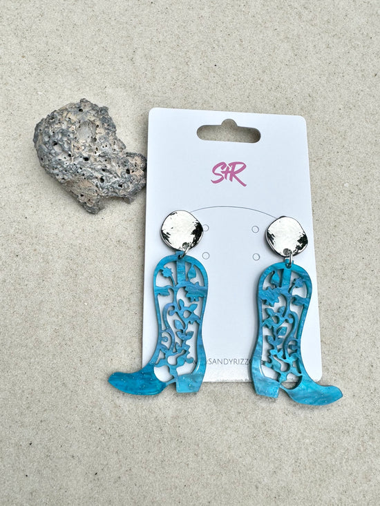 Turquoise Cowgirl Boot Dangle