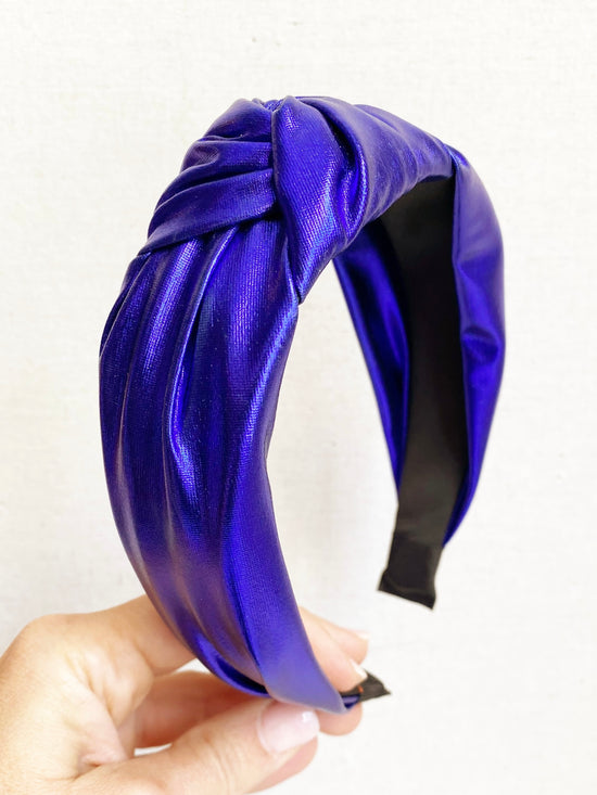 Blurple metallic headband