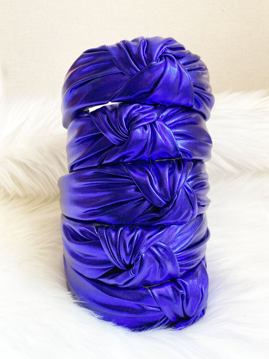 Blurple metallic headband